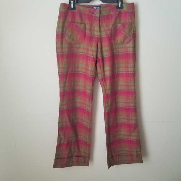 Vintage Rue 21 Style Faux Wool Lined Pant Trousers Size 10 - Picture 3 of 11